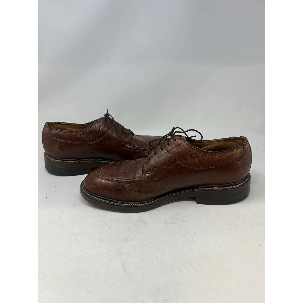 Florsheim Imperial quality V-Cleat Split Toe Pebbled Brown 7 E‎